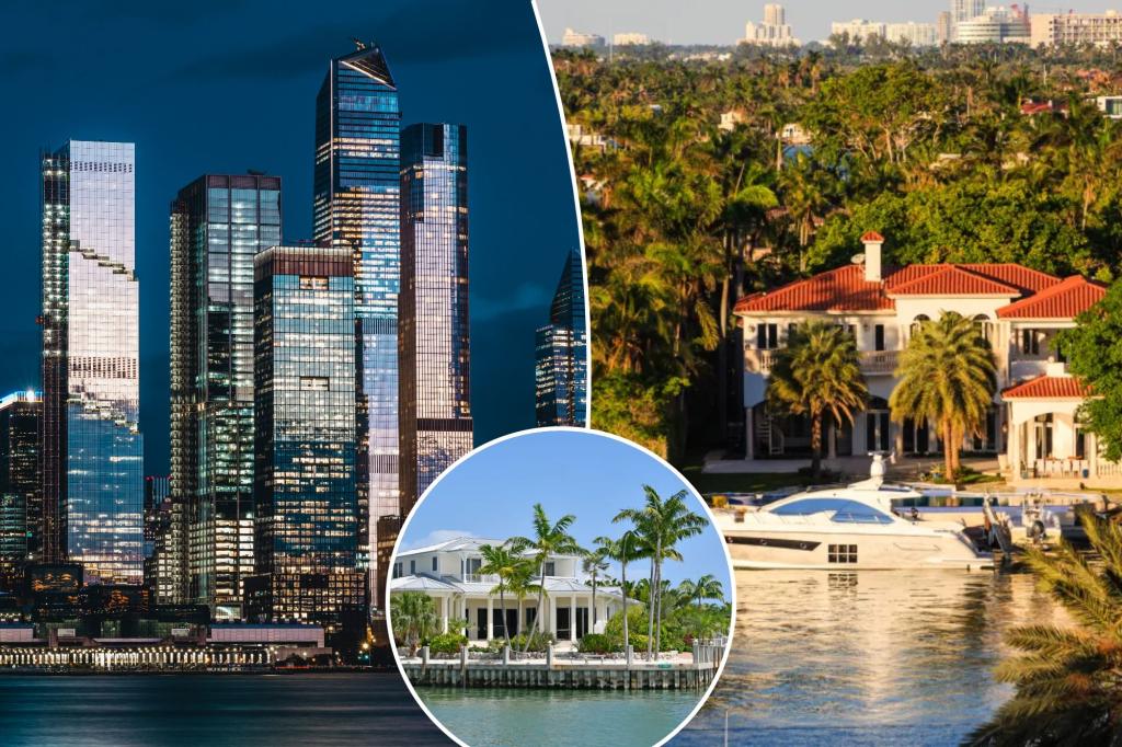 Luxury homes worth over $10 million rise in Palm Beach, Miami and New York despite the global downturn